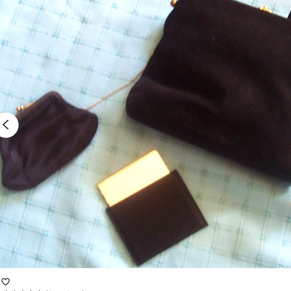 VINTAGE 40’s KORET X SAKS FIFTH AVENUE COIN PURSE AND MIRROR - Picture 13 of 13